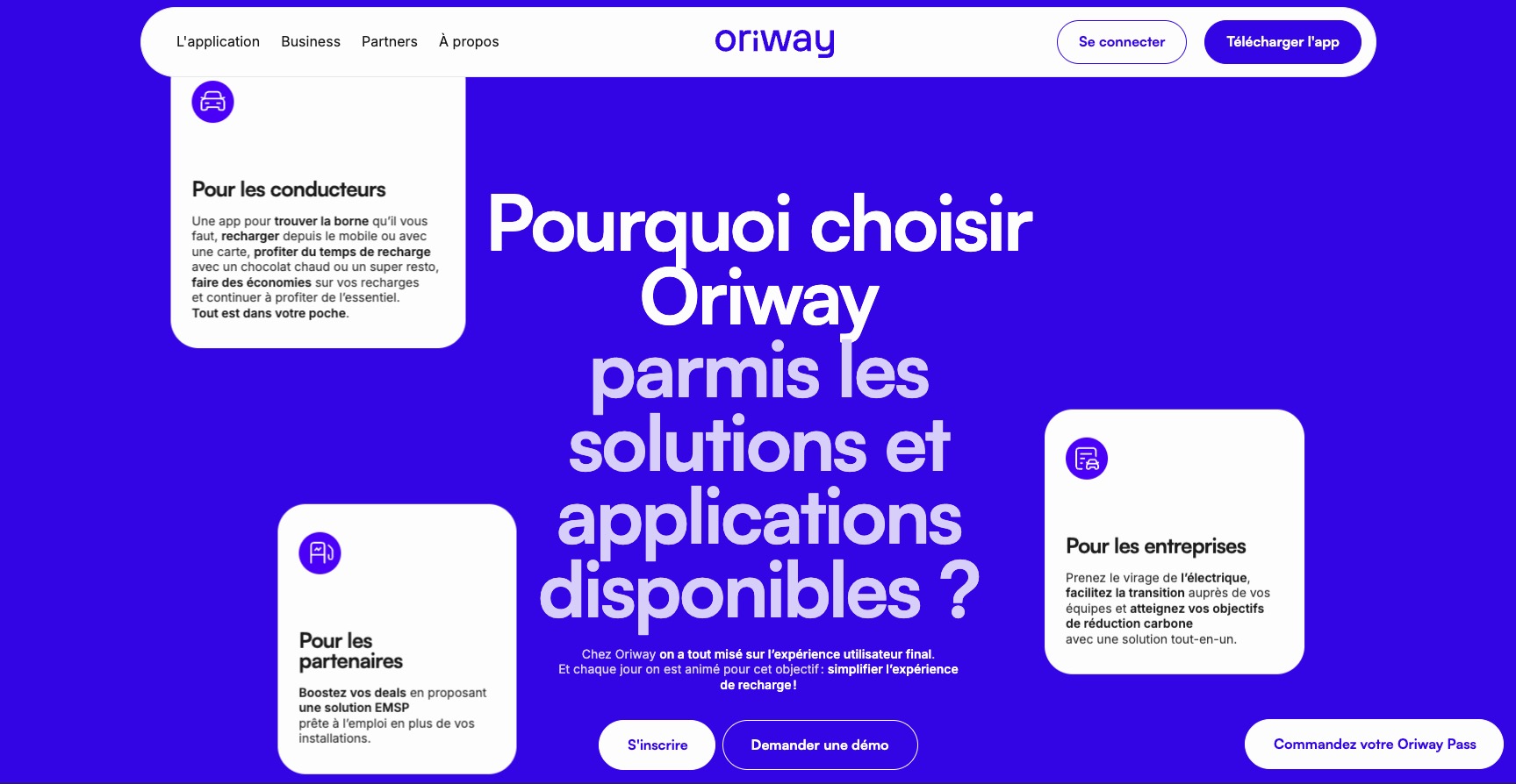 Ancienne page d'accueil d'Oriway