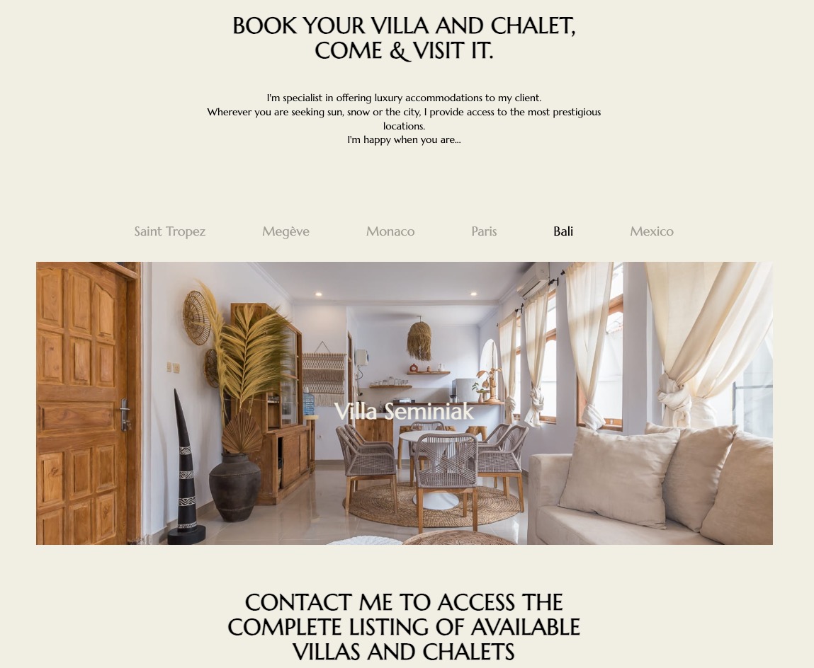 Mise en scène d'une destination — chalets enneigés